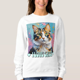Sudadera ¡Me Encantan Los Gatos!