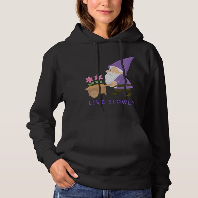 Sudadera Me encantan los gnomos de jardín (Anverso)