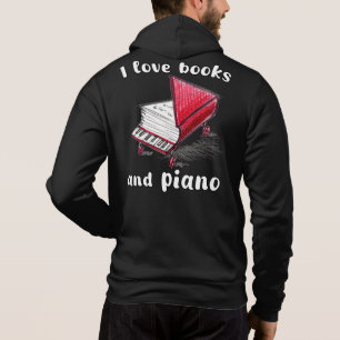 Sudadera Me Encantan Los Libros Y El Piano, El Arte Auténti