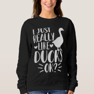 Sudadera Me Encantan Los Patos Ok - Hombre Amante De Los Pa