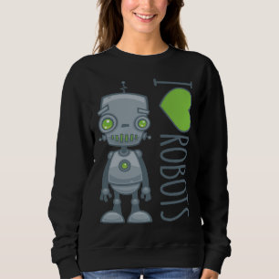 Sudadera Me encantan los robots
