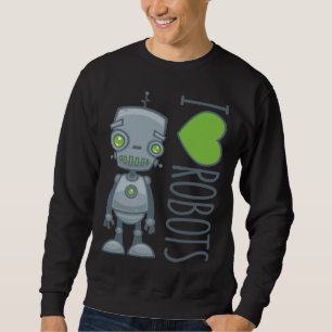 Sudadera Me encantan los robots