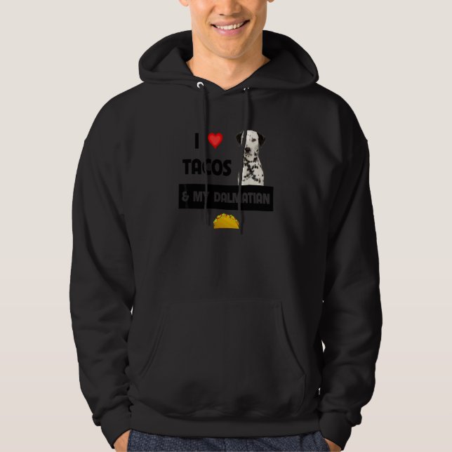Sudadera Me encantan los tacos y la comida mexicana de mi p (Anverso)