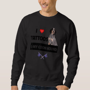Sudadera Me encantan los tatuajes y mi tatuaje de perro de