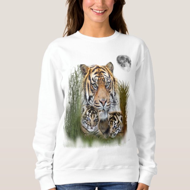 Sudadera Me encantan los Tigres (Anverso)