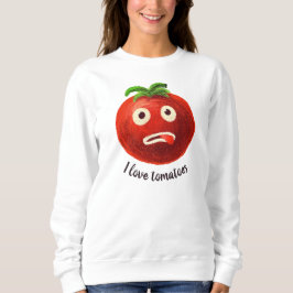 Sudadera Me encantan los tomates Kawaii Funny Vegetable