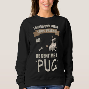 Sudadera Me encantan mis regalos de Pug camiseta esencial 4