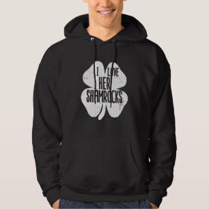 Sudadera Me encantan sus rocas St. Patrick's Day Couples