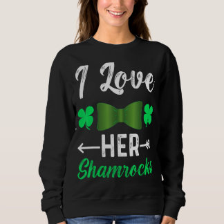 Sudadera Me encantan sus rocas St Patrick's Day Couples 1
