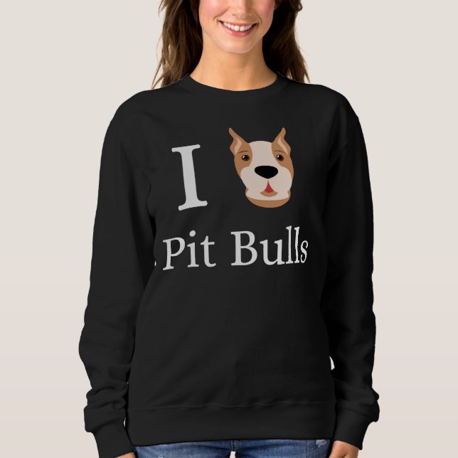 Sudadera Me Encanto De Los Bulls De Pit Pitbull Terrier Due (Anverso)