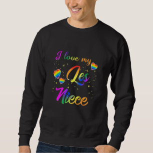 Sudadera Me Encanto De Mis Niñas Orgullosa Tía Tío Gay Lesb