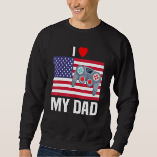 Sudadera Me Encanto Jugar Videojuego América Mi Papá Bander