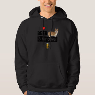 Sudadera Me Encanto La Cerveza Y Mi Mamá Corgi Pembroke Car