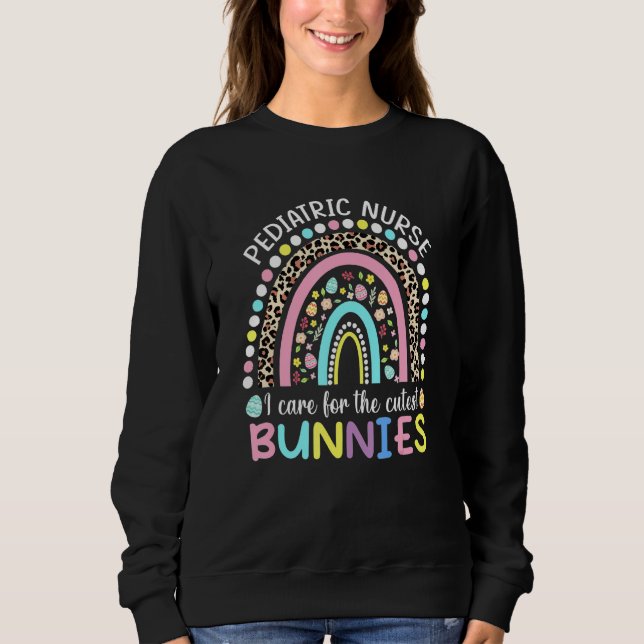 Sudadera Me Encargo De La Enfermera Pediátrica De Los Bunni (Anverso)
