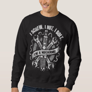 Sudadera Me Enjuagan El Auto De Tornillo Y La Mecánica Auto