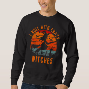 Sudadera Me enrollé con brujas locas bruja espantosa de Hal