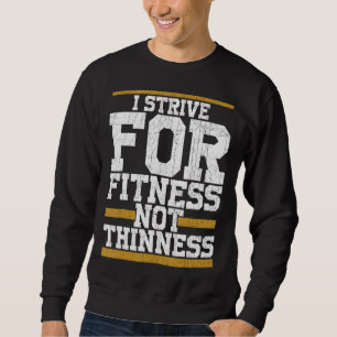 Sudadera Me Esforzo Por El Fitness No Por El Aclaramiento D
