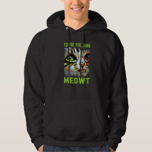 Sudadera Me estás asustando Gato Meme Gato broma 4