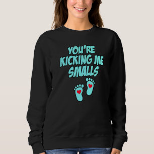 Sudadera Me estás pateando huele el embarazo 3
