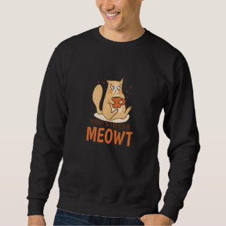 Sudadera Me estresas gatito Gráfico de juego de palabras d