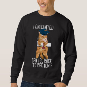 Sudadera Me Gradué ¿Puedo Volver A La Cama Ahora Graduado D