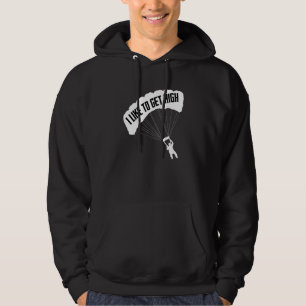 Sudadera Me gusta alcanzar grandes alturas en paracaidismo