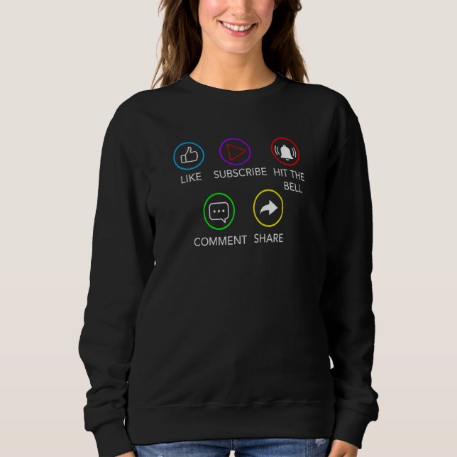 Sudadera Me gusta Compartir Suscribirse Comentar Compartir  (Anverso)