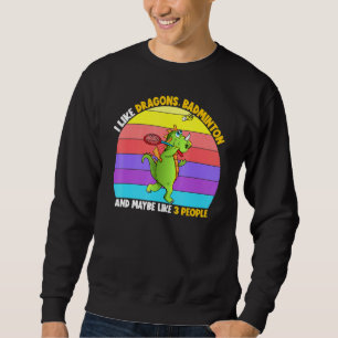 Sudadera Me Gusta Dragons Badminton Quizá 3 Personas Niños