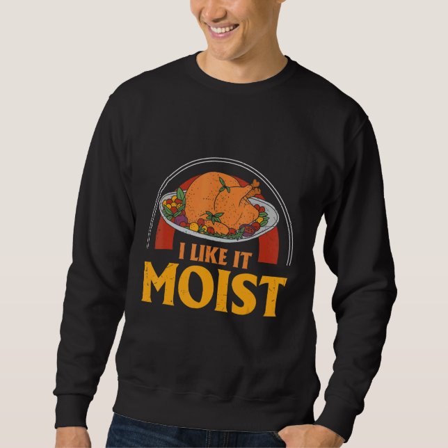 SUDADERA ME GUSTA EL MOISTA GRACIAS AL COSTUME TURKEY DAY L (Anverso)