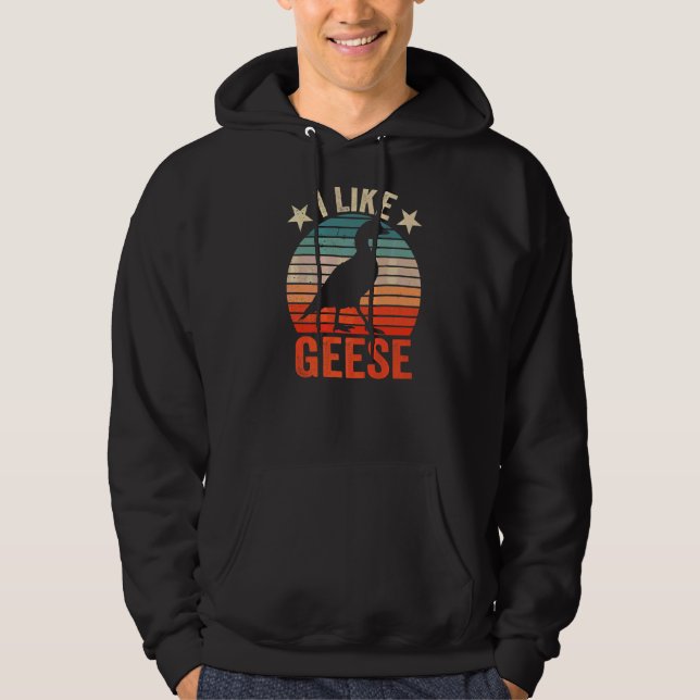 Sudadera Me Gusta El Propietario De Animales De Ganso Geese (Anverso)
