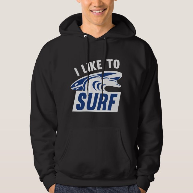Sudadera Me Gusta El Surf (Anverso)