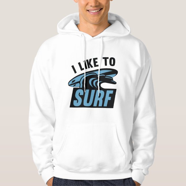 Sudadera Me Gusta El Surf (Anverso)