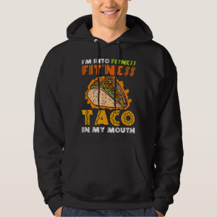 Sudadera Me gusta el tacón de aptitud física en mi boca