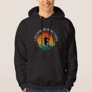 SUDADERA ME GUSTA ESQUÍAR Y QUIZÁS 3 PERSONAS