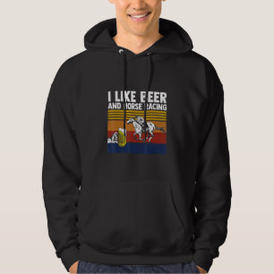 Sudadera Me Gusta La Carreras De Caballo Y La Ropa De Carre