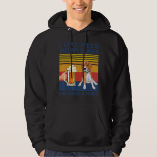 Sudadera Me Gusta La Cerveza Mi Beagle Y Quizá 3 Propietari