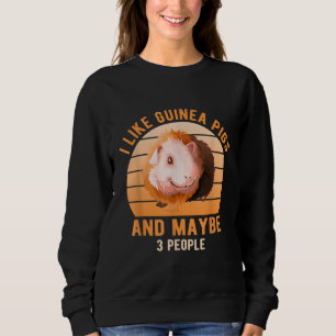 Sudadera Me Gusta La Rueda De Los Cerdos De Guinea Cavy Lov