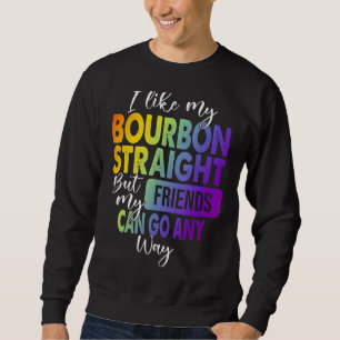 Sudadera Me Gusta Mi Bourbon Lgbt Orgullo Gay Lesbian
