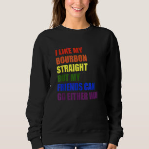 Sudadera Me gusta mi camiseta franca de Borbón para homosex