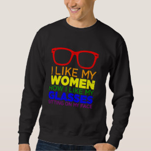 Sudadera Me Gusta Mi Mujer Cómo Me Gusta Mi Orgullo Lesbian