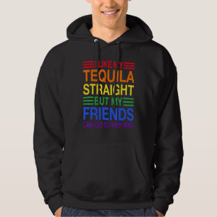 Sudadera Me Gusta Mi Tequila Directamente Pero Mis Amigos P
