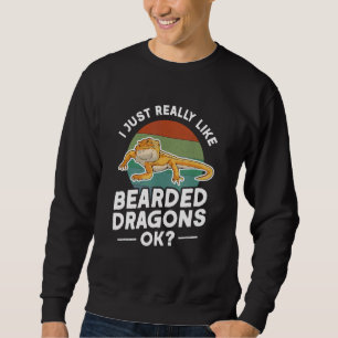 Sudadera Me Gusta Mucho El Dragón Con Cabeza Bien Arrastrad