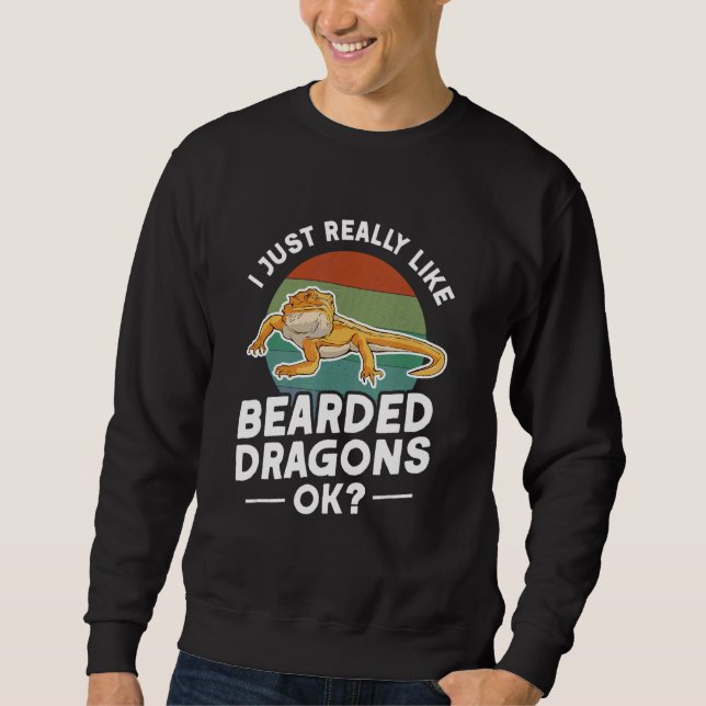 Sudadera Me Gusta Mucho El Dragón Con Cabeza Bien Arrastrad (Anverso)