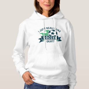 Sudadera Me Gusta Mucho El Fútbol Vale