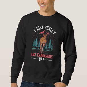 Sudadera Me gusta mucho el Kangaroos Australiano