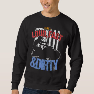 Sudadera Me Gusta Mucho Rápido Y Sucio Para Los Niños De At