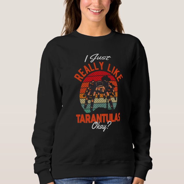 Sudadera Me gusta mucho Tarantulas 1 (Anverso)