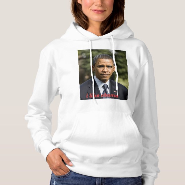 Sudadera Me gusta Obama (Anverso)