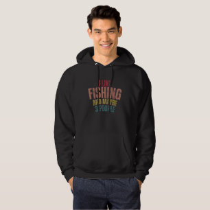 Sudadera Me Gusta Pescar y Quizás 3 Personas Camiseta