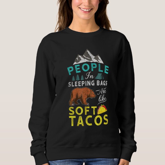 Sudadera Me Gusta Que La Gente De Tacos En Las Bolsas De Do (Anverso)
